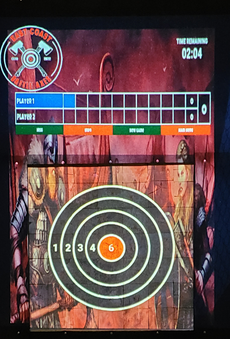 East Coast Battle Axes Bullseye Game